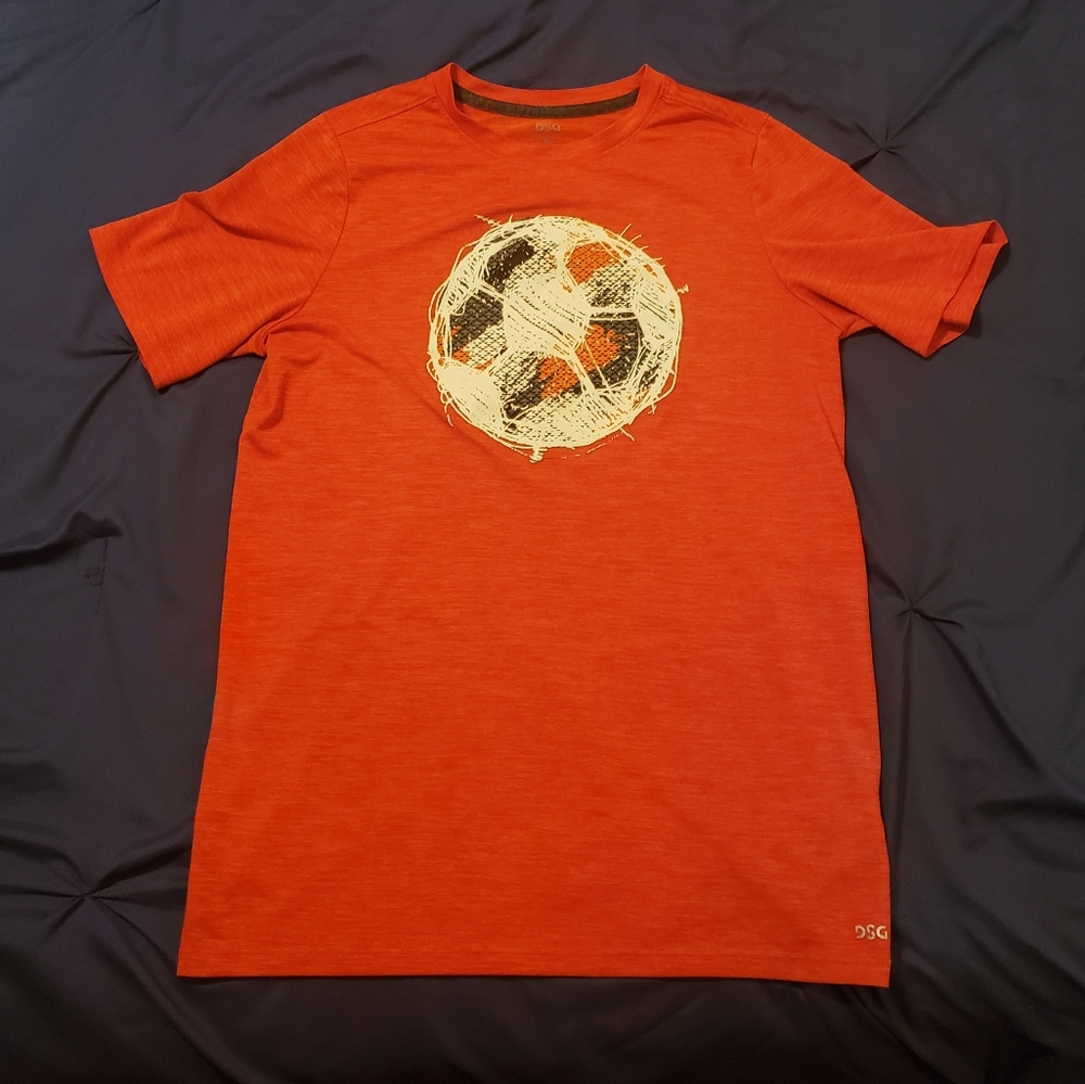 Lot of 2 DSG Brand Boys Active Wear Short Sleeve Shirts